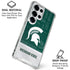 Michigan State University Jersey Split Galaxy S25 Ultra Clear Case