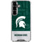 Michigan State University Jersey Split Galaxy S26 Clear Case
