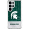Michigan State University Jersey Split Galaxy S26 Ultra Clear Case