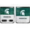 Michigan State University Jersey Split Galaxy Z Flip Skin