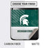 Michigan State University Jersey Split Galaxy Z Flip Skin