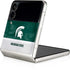 Michigan State University Jersey Split Galaxy Z Flip3 5G Skin