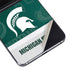 Michigan State University Jersey Split Galaxy Z Flip5 5G Skin