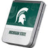 Michigan State University Jersey Split Galaxy Z Flip6 Skin