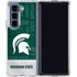 Michigan State University Jersey Split Galaxy Z Fold5 5G Clear Case
