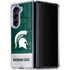 Michigan State University Jersey Split Galaxy Z Fold5 5G Clear Case
