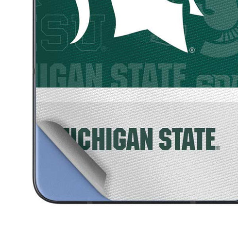 Michigan State University Jersey Split Galaxy Z Fold5 5G Skin