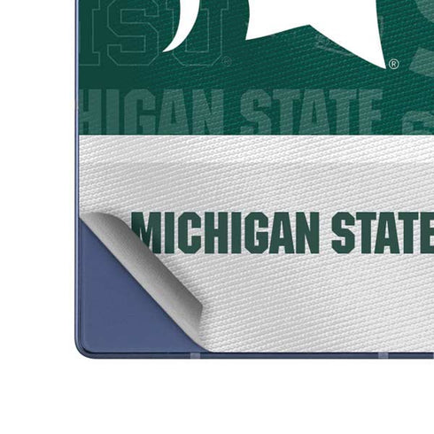 Michigan State University Jersey Split Galaxy Z Fold6 Skin