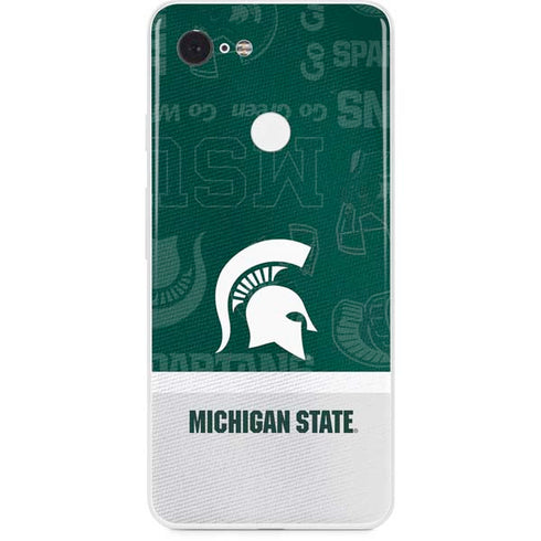 Michigan State University Jersey Split Google Pixel 3 Skin