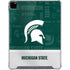 Michigan State University Jersey Split iPad Pro 12.9in (2020) Clear Case