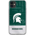 Michigan State University Jersey Split iPhone 11 Clear Case