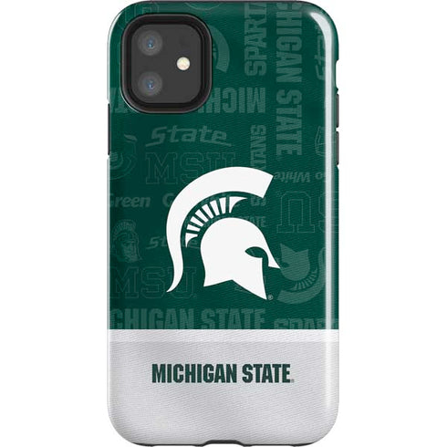 Michigan State University Jersey Split iPhone 11 Impact Case