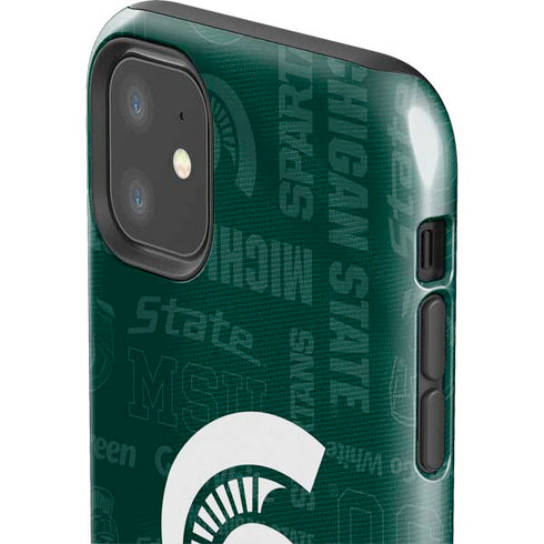 Michigan State University Jersey Split iPhone 11 Impact Case