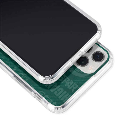 Michigan State University Jersey Split iPhone 11 Pro Clear Case