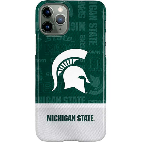 Michigan State University Jersey Split iPhone 11 Pro Lite Case