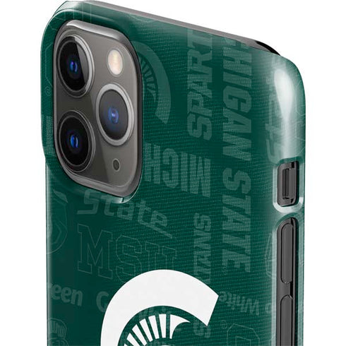 Michigan State University Jersey Split iPhone 11 Pro Lite Case