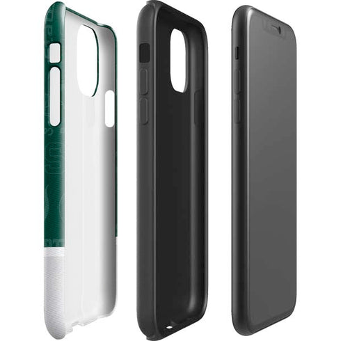 Michigan State University Jersey Split iPhone 11 Pro Max Impact Case