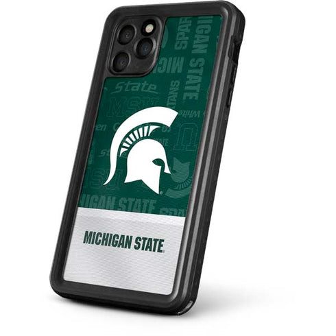 Michigan State University Jersey Split iPhone 11 Pro Waterproof Case