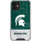 Michigan State University Jersey Split iPhone 12 Clear Case