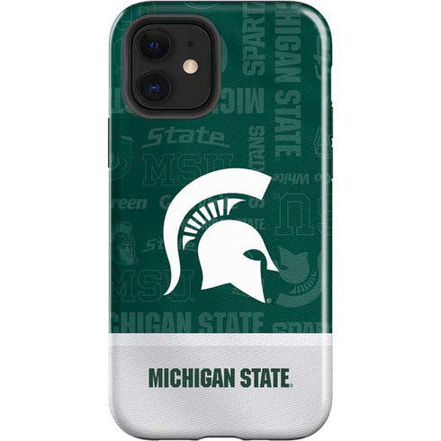 Michigan State University Jersey Split iPhone 12 Impact Case