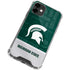Michigan State University Jersey Split iPhone 12 Mini Clear Case