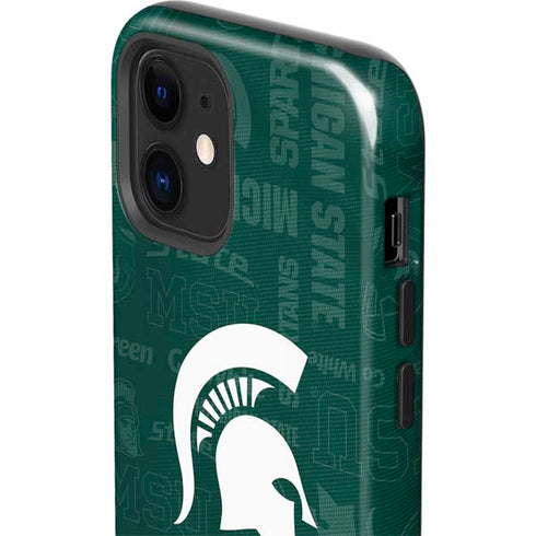 Michigan State University Jersey Split iPhone 12 Mini Impact Case