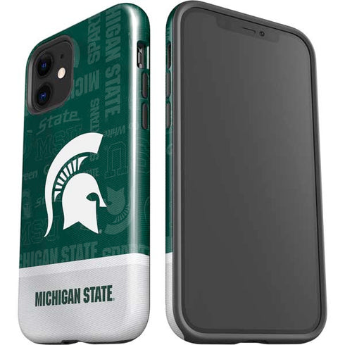 Michigan State University Jersey Split iPhone 12 Mini Impact Case