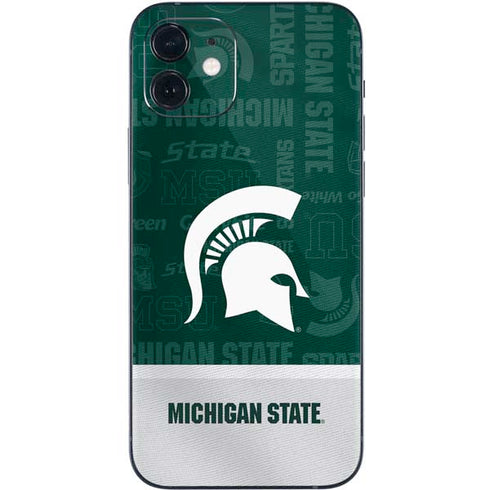 Michigan State University Jersey Split iPhone 12 Mini Skin