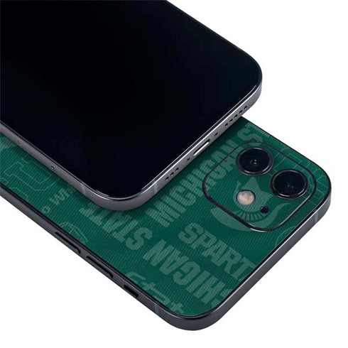 Michigan State University Jersey Split iPhone 12 Mini Skin