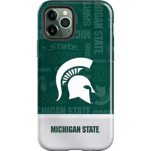 Michigan State University Jersey Split iPhone 12 Pro Impact Case