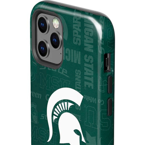 Michigan State University Jersey Split iPhone 12 Pro Impact Case