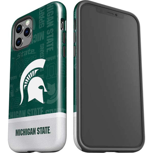 Michigan State University Jersey Split iPhone 12 Pro Impact Case