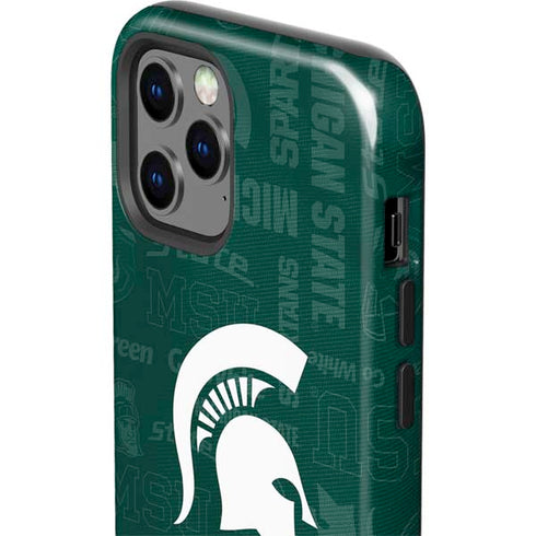 Michigan State University Jersey Split iPhone 12 Pro Max Impact Case