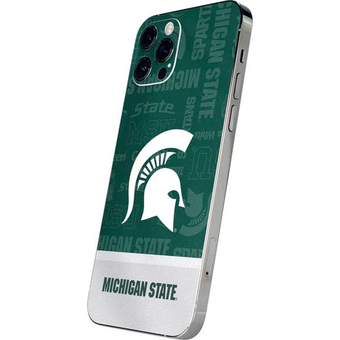Michigan State University Jersey Split iPhone 12 Pro Max Skin