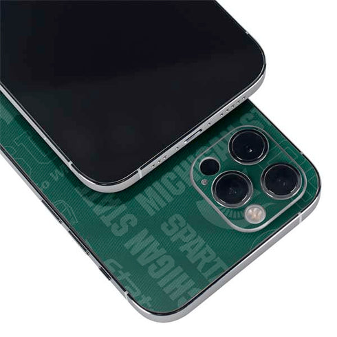 Michigan State University Jersey Split iPhone 12 Pro Max Skin