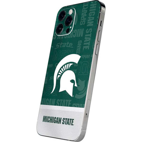 Michigan State University Jersey Split iPhone 12 Pro Skin