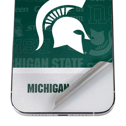 Michigan State University Jersey Split iPhone 12 Pro Skin