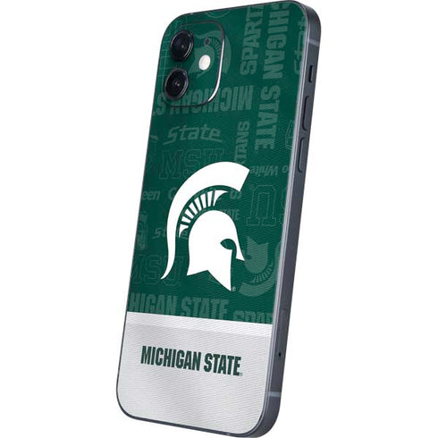 Michigan State University Jersey Split iPhone 12 Skin