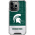 Michigan State University Jersey Split iPhone 13 Pro Clear Case