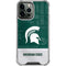 Michigan State University Jersey Split iPhone 13 Pro Max Clear Case