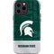 Michigan State University Jersey Split iPhone 13 Pro Max Impact Case