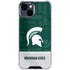 Michigan State University Jersey Split iPhone 14 Clear Case