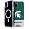 Michigan State University Jersey Split iPhone 14 Plus MagSafe Case