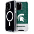 Michigan State University Jersey Split iPhone 14 Pro Max MagSafe Case