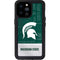 Michigan State University Jersey Split iPhone 14 Pro Max Waterproof Case