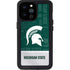 Michigan State University Jersey Split iPhone 14 Pro Max Waterproof Case