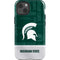 Michigan State University Jersey Split iPhone 15 Plus Impact Case
