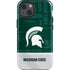 Michigan State University Jersey Split iPhone 15 Plus Impact Case