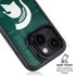 Michigan State University Jersey Split iPhone 15 Plus Kickstand Case