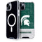 Michigan State University Jersey Split iPhone 15 Plus MagSafe Case